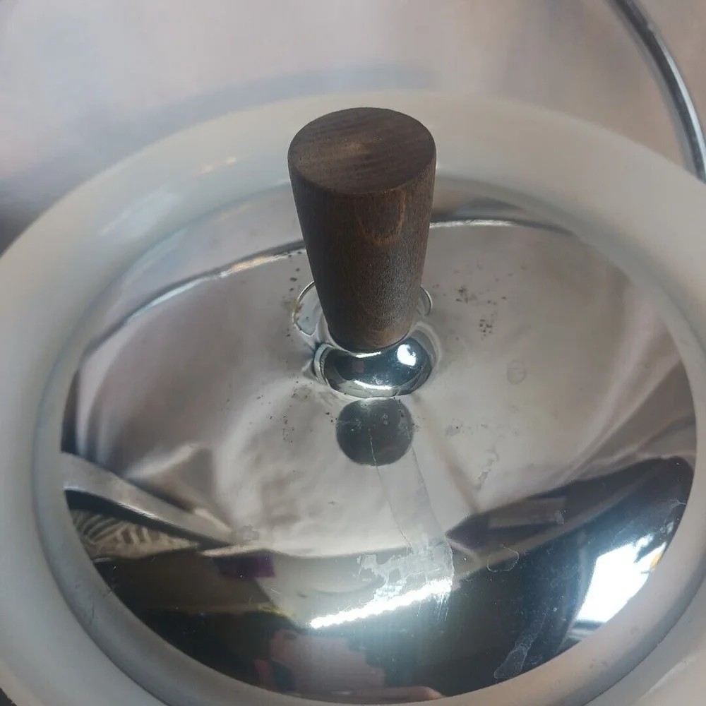 Kromex Chrome Ice Bucket Silver Lid MCM 60s